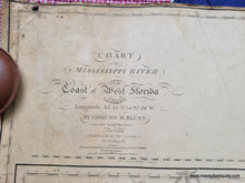 Load image into Gallery viewer, 1820 - Chart of the Mississippi River and the Coast of West Florida Extending from Longitude 83.45W to 92.20W - Antique Map
