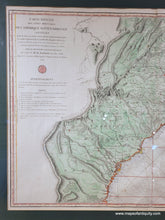 Load image into Gallery viewer, Genuine-Antique-Map-Atlantic-Coast---Carte-Reduite-des-Cotes-Orientales-de-l-Amerique-Septentrionale-contenant-partie-du-Nouveau-Jersey-la-Pen-sylvanie-le-Mary-land-la-Virginie-la-Caroline-septentrionale-la-Caroline-meridionale-et-la-Georgie-1778-Depot-General-de-la-Marine-Antoine-de-Sartine-Maps-Of-Antiquity
