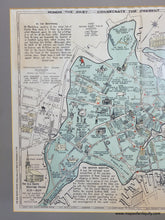 Load image into Gallery viewer, 1928 - Boston, Ancient and Modern, In Picture and Story - Antique Pictorial Map (Framed)
