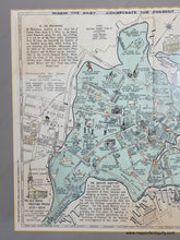 Load image into Gallery viewer, 1928 - Boston Ancient And Modern In Picture Story Antique Pictorial Map (Framed) Genuine
