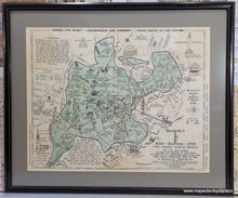 Load image into Gallery viewer, 1928 - Boston, Ancient and Modern, In Picture and Story - Antique Pictorial Map (Framed)
