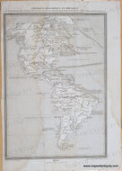 Genuine-Antique-Map-North-and-South-America--Amerique-Historique-et-Physique-1845-Levaseur-Maps-Of-Antiquity