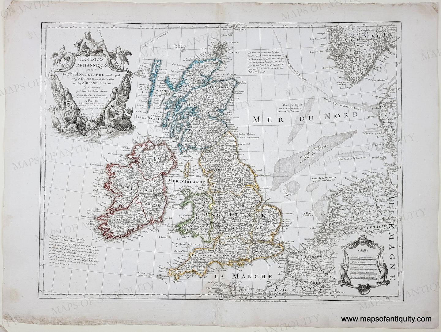 Genuine-Antique-Map-United-Kingdom-Les-Isles-Britanniques-1800-Dezauche-De-lIsle-Maps-Of-Antiquity