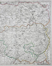 Load image into Gallery viewer, 1775 - Southwest-central France near Limoges - Le Diocese de Limoges Divise en ses Dix huict Archipreh et les Gouvernemens de la Marche et du Limosin Dans les quels il s'étend Avec Le Diocese de Tulles… - Genuine Antique Map
