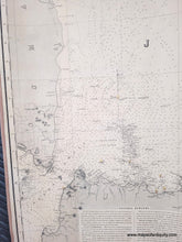 Load image into Gallery viewer, Antique chart map of the Java Sea with detailed topography and labels.
