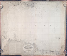 Load image into Gallery viewer, Antique chart map of the Java Sea with detailed topography and labels. Genuine-Antique-Chart-East-India-Archipelago-Western-Route-to-China-No-1-1889-1890-James-Imray-Son-Maps-Of-Antiquity
