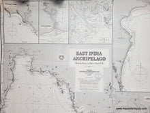 Load image into Gallery viewer, 1886/1888 - East India Archipelago, Western Route to China, No. 3 [Saigon, Bangkok, Gulf of Thailand] - Genuine Antique Chart
