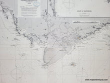 Load image into Gallery viewer, 1886/1888 - East India Archipelago, Western Route to China, No. 3 [Saigon, Bangkok, Gulf of Thailand] - Genuine Antique Chart
