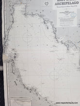 Load image into Gallery viewer, 1886/1888 - East India Archipelago, Western Route to China, No. 3 [Saigon, Bangkok, Gulf of Thailand] - Genuine Antique Chart
