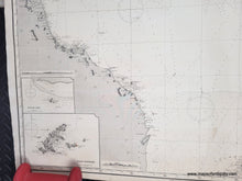 Load image into Gallery viewer, 1886/1888 - East India Archipelago, Western Route to China, No. 3 [Saigon, Bangkok, Gulf of Thailand] - Genuine Antique Chart
