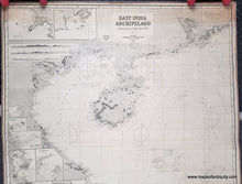 Load image into Gallery viewer, 1890/1891 - East India Archipelago, Western Route to China, No. 5 [Hong Kong, Hanoi] - Genuine Antique Chart
