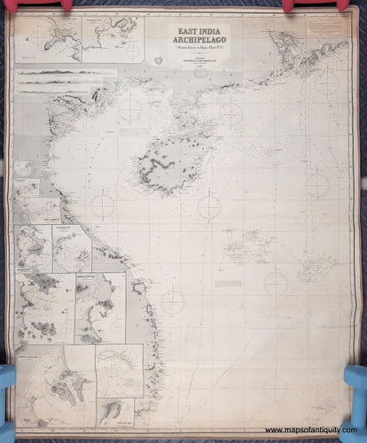 Genuine-Antique-Chart-East-India-Archipelago-Western-Route-to-China-No-5-1890-1891-James-Imray-Son-Maps-Of-Antiquity