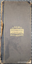 Load image into Gallery viewer, 1881 - Adams Syn Chronological Chart or Map of History - Antique Chromolithograph Print Map
