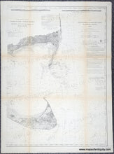 Load image into Gallery viewer, Genuine-Antique-Chart-Coast-Chart-No-11-From-Monomoy-and-Nantucket-Shoals-to-Muskeget-Channel-Mass--1874-USCS-Maps-Of-Antiquity
