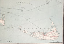 Load image into Gallery viewer, 1907 - Map of Cape Cod and Vicinity - Genuine Antique Map

