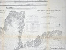 Load image into Gallery viewer, 1874 - Coast Chart No. 12. From Muskeget Channel to Buzzard's Bay and Entrance to Vineyard Sound, Mass. - Genuine Antique Chart
