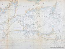 Load image into Gallery viewer, 1857 - Preliminary Chart No. 4 of the Sea Coast of the United States from Plymouth Mass to Saughkonnet River RI - Genuine Antique Chart
