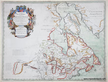 Load image into Gallery viewer, Genuine-Antique-Map-Eastern-Canada-Carte-Du-Canada-ou-de-la-Nouvelle-France-et-des-Decouvertes-qui-y-ont-ete-faits-1718-Delisle-Maps-Of-Antiquity
