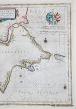 Load image into Gallery viewer, 1642 circa - Strait of Magellan and Tierra del Fuego - Tabula Magellanica qua Tierrae del fuego…. - Genuine Antique Map
