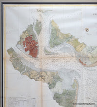 Load image into Gallery viewer, 1866 - Charleston Harbor and Its Approaches (SC) - Antique Chart
