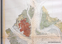 Load image into Gallery viewer, 1866 - Charleston Harbor and Its Approaches (SC) - Antique Chart

