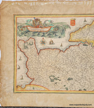 Load image into Gallery viewer, 1634 - Normandy, France - Carte de Normandie - Antique Map
