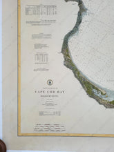 Load image into Gallery viewer, Reproduction-Map-Cape-Cod-Bay-Massachusetts-Coast-Chart-110
