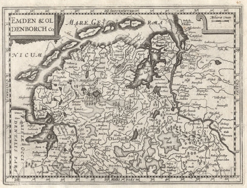 '-Emden-and-Oldenborch-Co.-(Emden-and-Oldenburg-Germany)-******-Europe-Germany-1632-Mercator-Maps-Of-Antiquity