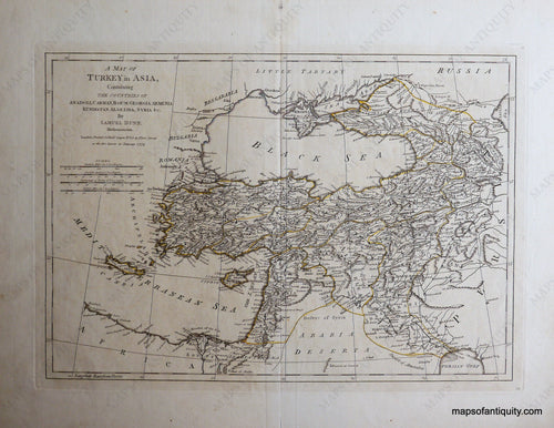 Antique-Hand-Colored-Map-A-Map-of-Turkey-in-Asia-Asia-Turkey-1774-Dunn-Maps-Of-Antiquity