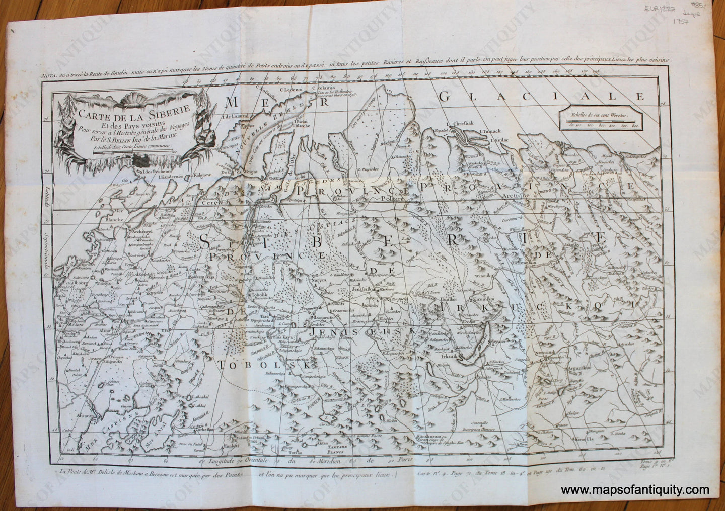 Antique-Map-Carte-de-la-Siberie