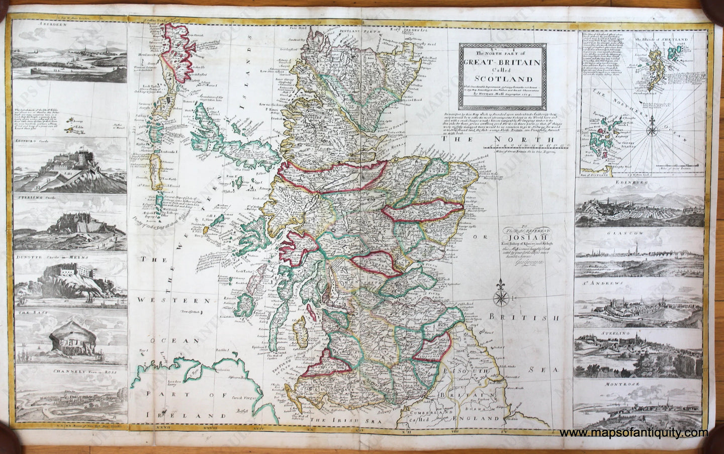 1732 - The North Part Of Great-Britain Called Scotland. With Considerable Improvements And Many