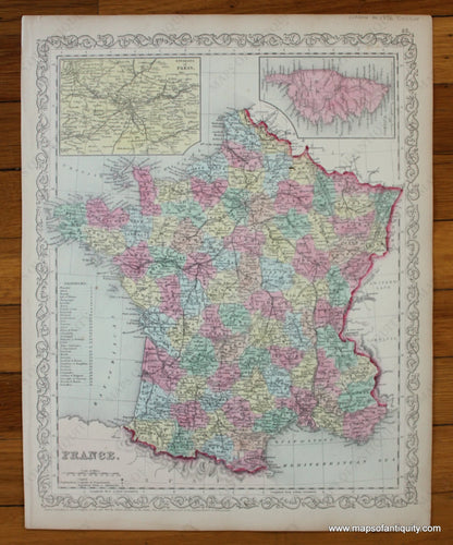 Antique-Hand-Colored-Map-France-Europe-France-1856-Desilver-Maps-Of-Antiquity
