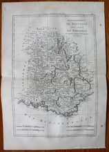 Load image into Gallery viewer, 1787 - Gouvernement De Dauphine Avec Celui Provence Antique Map Genuine
