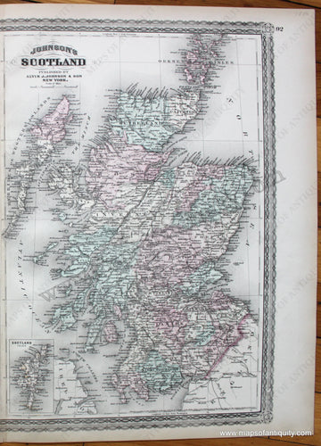 1880 - Johnson's Scotland