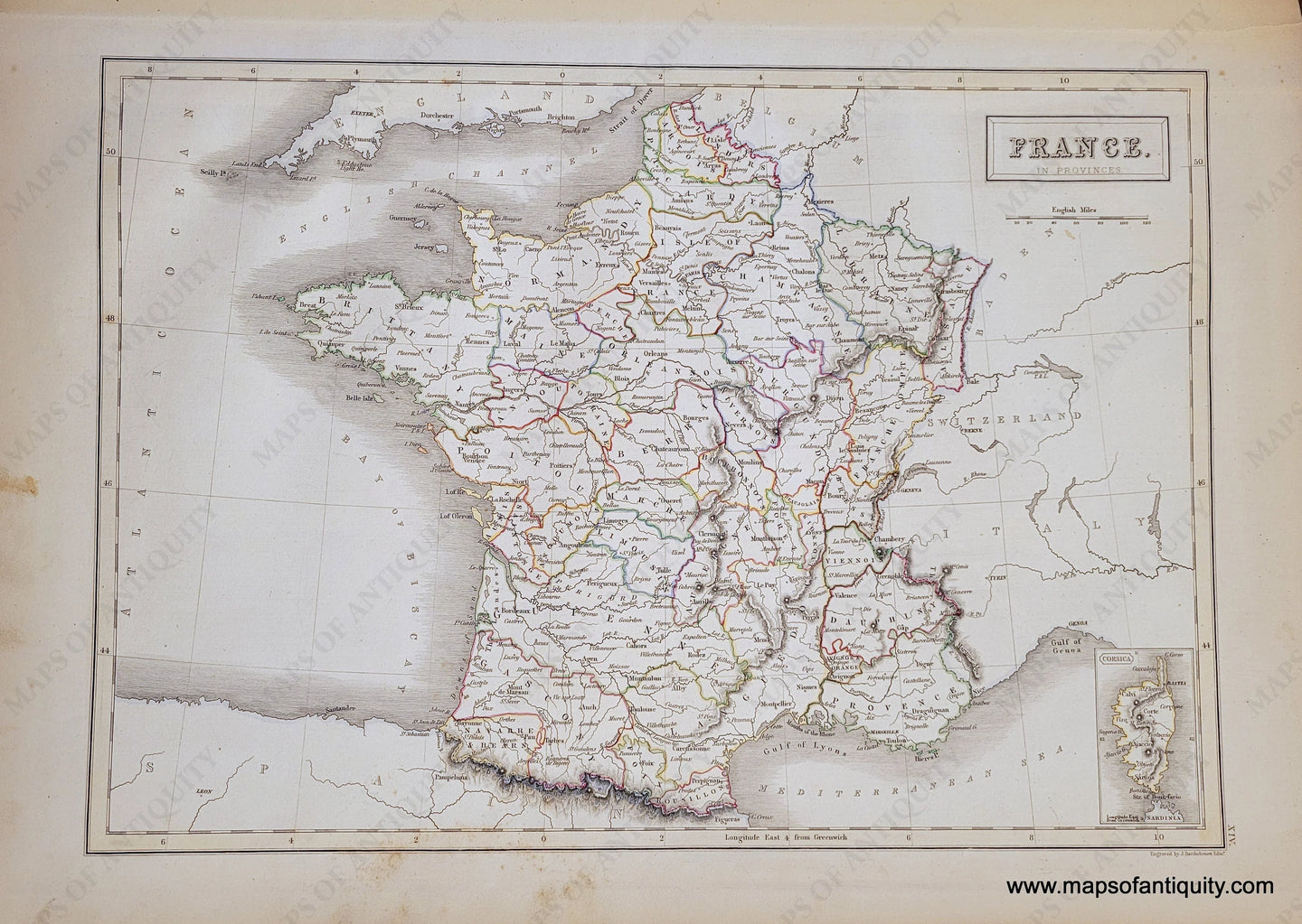 Genuine-Antique-Map-France-1841-Black-Maps-Of-Antiquity