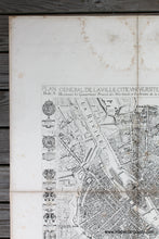 Load image into Gallery viewer, Genuine-Antique-Map-Paris-en-1654-Plan-General-de-la-Ville-Cite-Universite-Isles-et-Faubourgs-de-Paris-1880-Jean-Charles-Adolphe-Alphand-Maps-Of-Antiquity
