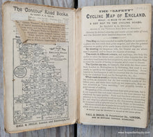 Load image into Gallery viewer, 1905 - The Complete &quot;Safety&quot; Cycling Map of England &amp; Wales - Antique Map
