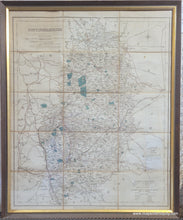 Load image into Gallery viewer, 1846 - Nottinghamshire (England) - Antique Map
