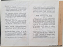 Load image into Gallery viewer, 1920 - The Oarsman’s And Angler’s Map Of The River Thames From Its Source To London Bridge.
