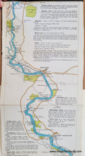 Load image into Gallery viewer, 1920 - The Oarsman&#39;s and Angler&#39;s Map of the River Thames from its source to London Bridge. - Antique Map
