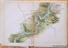 Load image into Gallery viewer, 1890 - Tombleson’s Panoramic Map Of The Thames And Medway Antique Genuine
