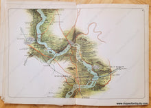 Load image into Gallery viewer, 1890 - Tombleson’s Panoramic Map Of The Thames And Medway Antique Genuine
