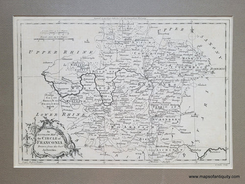 Genuine-Antique-Map-Germany---An-Accurate-Map-of-the-Circle-of-Franconia-Drawn-from-the-best-Authorities-1759-Rollos-Coote-Maps-Of-Antiquity