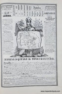 Genuine-Antique-Map-37-Isere-38-Jura-France-1842-Henry-Corbin-Maps-Of-Antiquity