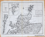 Genuine-Antique-Map-A-New-Map-of-the-North-Part-of-Scotland-1722-Johnston-Maps-Of-Antiquity