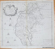 Genuine-Antique-Map-England---Cumberland-1722-Morden-Maps-Of-Antiquity