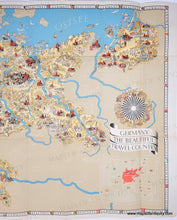 Load image into Gallery viewer, 1935 - Germany The Beautiful Travel Country - Genuine Antique Map
