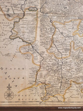 Load image into Gallery viewer, 1730 circa - A New &amp; Exact Map of the Electorate of Brunswick-Lunenburg and ye rest of ye Kings Dominions in Germany - Genuine Antique Map
