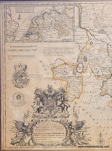 Load image into Gallery viewer, 1730 circa - A New &amp; Exact Map of the Electorate of Brunswick-Lunenburg and ye rest of ye Kings Dominions in Germany - Genuine Antique Map
