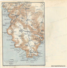 Load image into Gallery viewer, 1927 - Double-sided map: Penzance England / Lizard Point England - Genuine Antique Map
